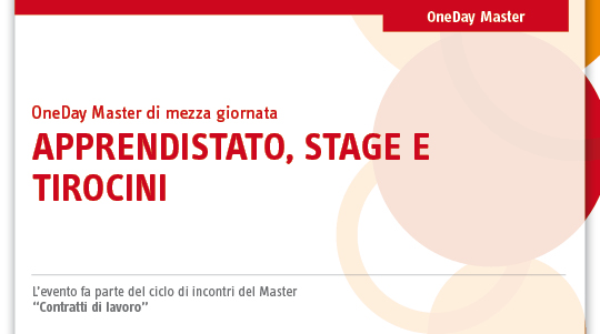 Immagine Master online apprendistato, stage e tirocini | Euroconference